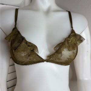 Savage X Fenty Olive Lace Bralette
